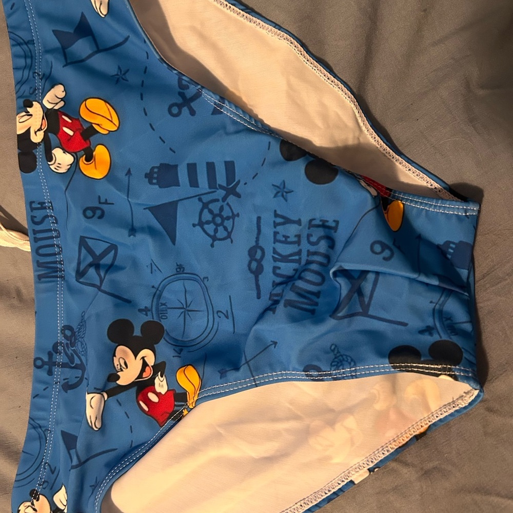 Blue Mickey Mouse Swim Briefs